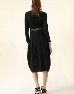 Robe avec Ceinture Ondine noire