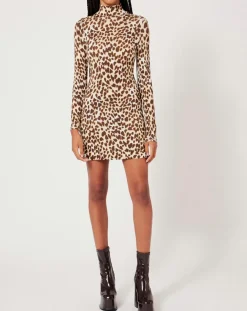 Robe Basic imprimée léopard