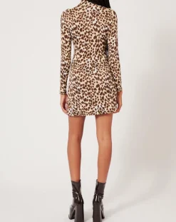 Robe Basic imprimée léopard