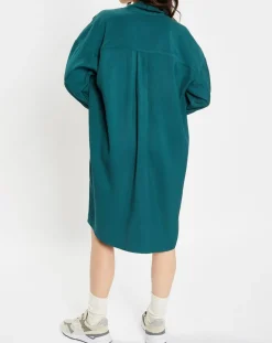 Robe Brama cravate vert moyen