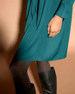 Robe Brama cravate vert moyen