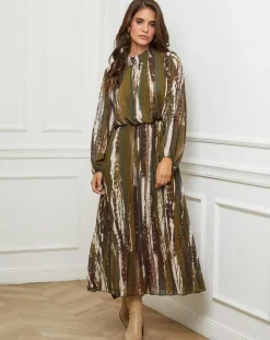 Robe Capucine verte