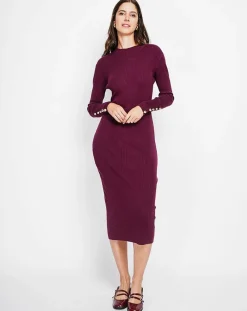 Robe Cecile bordeaux