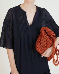 Robe Charlotte bleu nuit