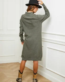 Robe Charlotte kaki