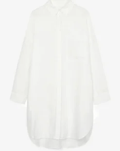 Robe chemise 100% Lin blanche
