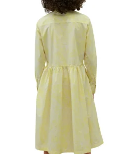 Robe chemise Mid Coton Bio Poche jaune
