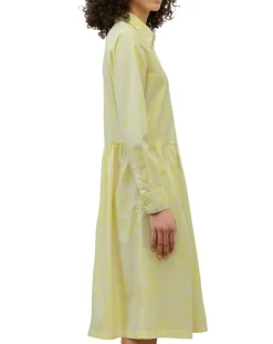 Robe chemise Mid Coton Bio Poche jaune
