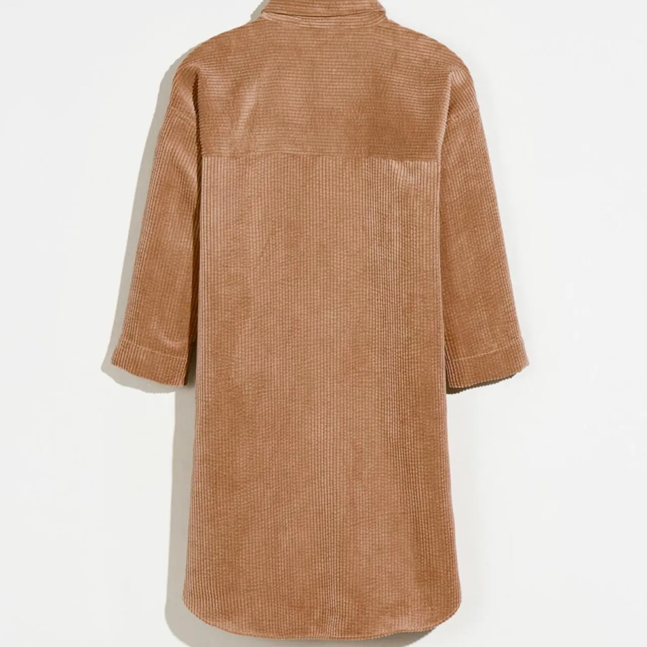 Robe chemise oversize en Velours côtelé Arrow écureuil