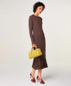 Robe Claire-Lise marron écorce