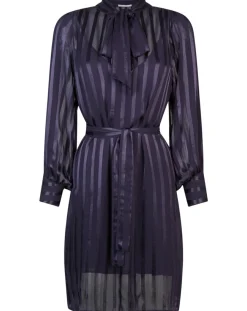 Robe courte Olie zébre encre