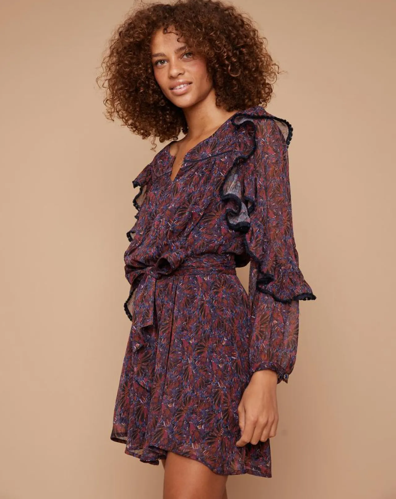 Robe Dory multicolore/violet