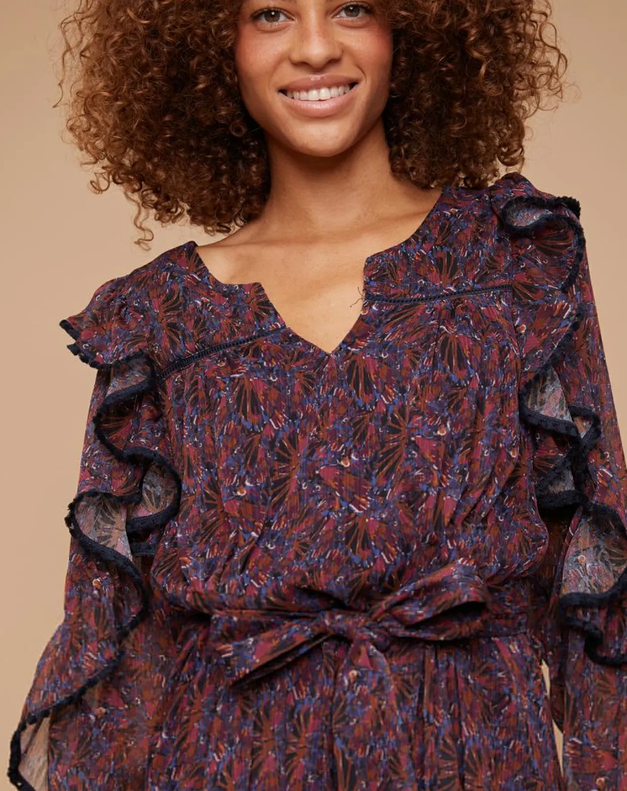 Robe Dory multicolore/violet