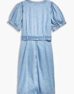 Robe en jean Bryn bleue