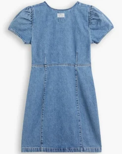Robe en jean courte Erin 90's bleue
