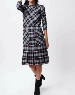 Robe en Laine & Soie Romy marine