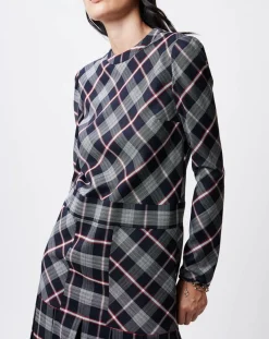 Robe en Laine & Soie Romy marine