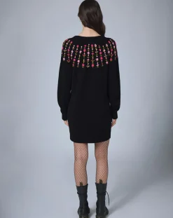 Robe en Laine mélangée Claudine noire