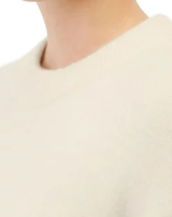 Robe en Laine mélangée maxi longue écru