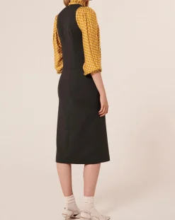 Robe en Laine mélangée Rollande gris anthracite