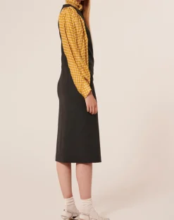 Robe en Laine mélangée Rollande gris anthracite