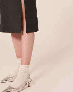 Robe en Laine mélangée Rollande gris anthracite