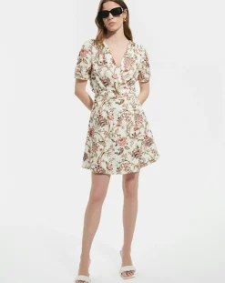 Robe en Lin mélangé Russelina imprimée