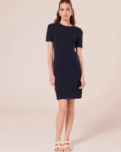 Robe en maille fantaisie nocturne