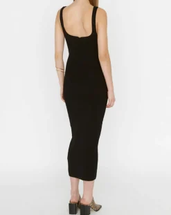 Robe en maille Remir noire