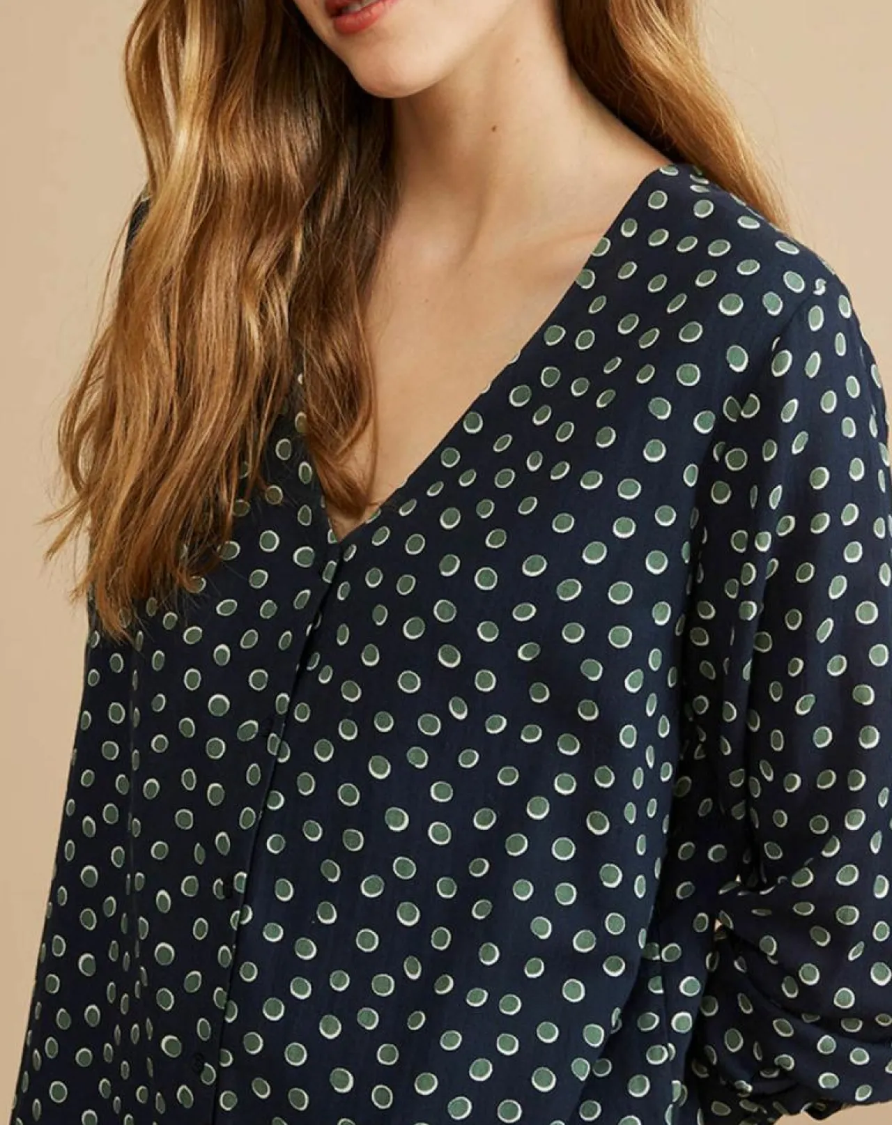 Robe en Twill Ema thym