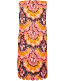 Robe en Velours côtelé Fall imprimée rose/multicolore