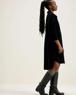 Robe en Velours côtelé Gladys america