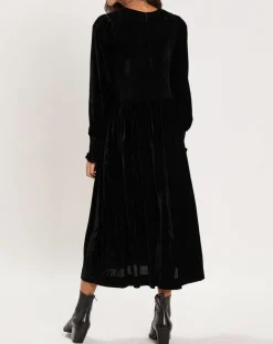 Robe en Velours satiné Princesse noire