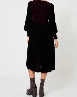 Robe en Velours satiné Princesse noire