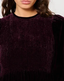 Robe en Velours satiné Princesse noire