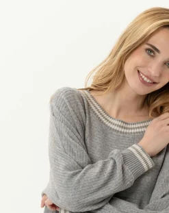 Robe Esmée gris chiné