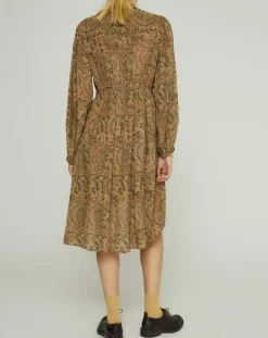 Robe Ezia imprimée beige