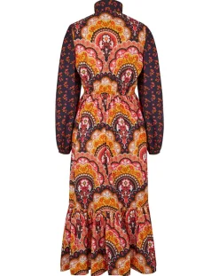 Robe Fall Winter Mix imprimée rose/multicolore