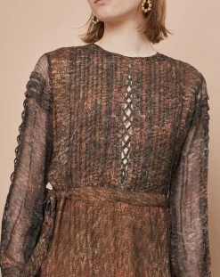 Robe Frances granit cumin