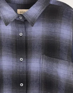 Robe Gen à carreaux violette