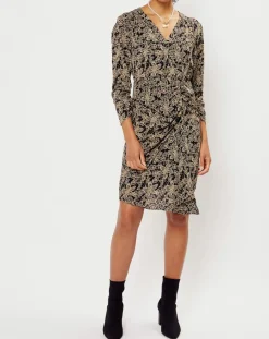 Robe imprimée floral Luna noire