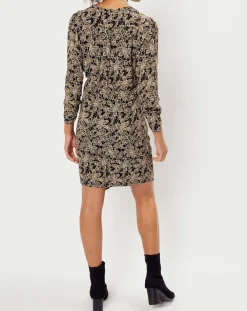 Robe imprimée floral Luna noire