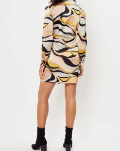 Robe imprimée Margot grise