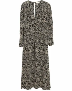 Robe imprimée Noémie noire