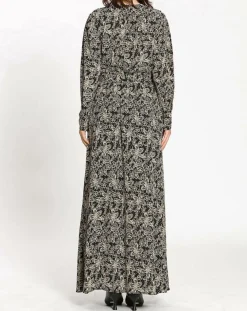 Robe imprimée Noémie noire