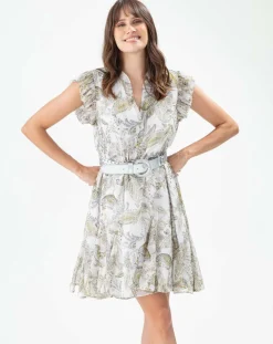 Robe Inu cachemire argente