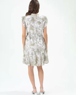 Robe Inu cachemire argente