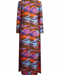Robe longue Caftan Purple Country Pop lilas