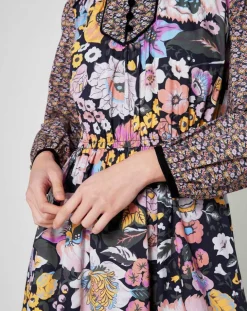 Robe longue Carnaby mix print