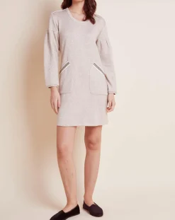 Robe Maille Love miel